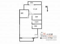 祈福新邨E区3室2厅1卫74㎡户型图