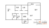 丽江花园左岸3室2厅2卫135㎡户型图