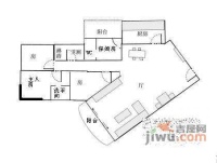 丽江花园左岸4室2厅2卫135㎡户型图