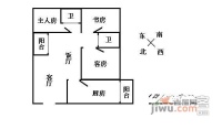 中海蓝湾3室1厅2卫143㎡户型图