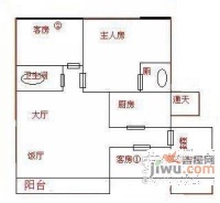 祈福新邨B区4室2厅3卫215㎡户型图