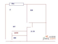 吉祥北园2室2厅1卫77㎡户型图