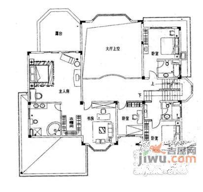 翡翠绿洲7室3厅3卫户型图