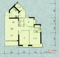 金碧领秀国际4室2厅2卫136㎡户型图