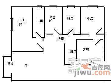 广州奥林匹克花园3室2厅2卫126㎡户型图