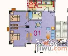 顺德碧桂园花园区2室2厅1卫69㎡户型图