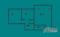 祈福新邨倚云居2室1厅1卫85㎡户型图