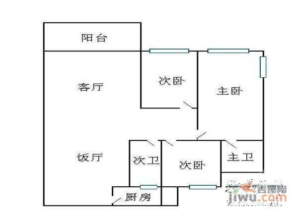 顺德碧桂园芷兰湾4室2厅2卫154㎡户型图