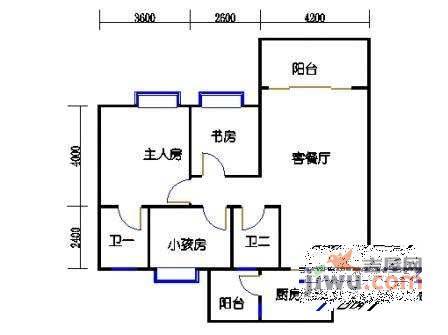 顺德碧桂园芷兰湾4室2厅2卫154㎡户型图