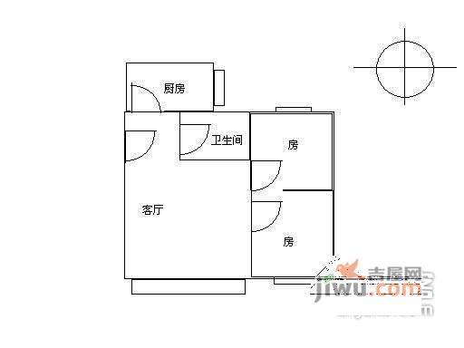 广州碧桂园2室2厅1卫81㎡户型图