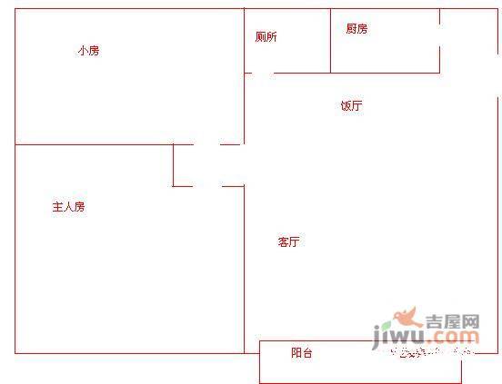 广州碧桂园2室2厅1卫81㎡户型图