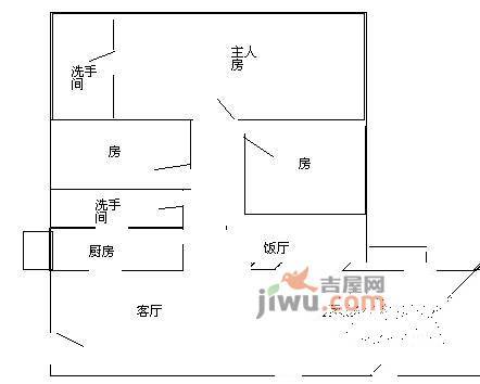 广州碧桂园3室2厅2卫146㎡户型图