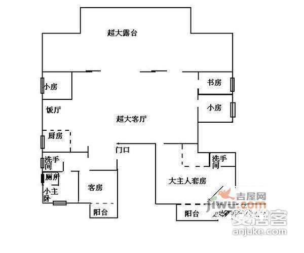 广州碧桂园5室2厅5卫户型图