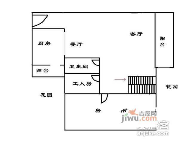 广州碧桂园5室2厅3卫207㎡户型图