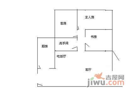 祈福新邨青怡居2室1厅1卫69㎡户型图