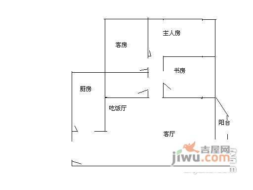 祈福新邨青怡居3室2厅1卫183㎡户型图