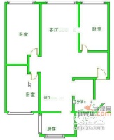 蜀军苑3室2厅1卫118㎡户型图