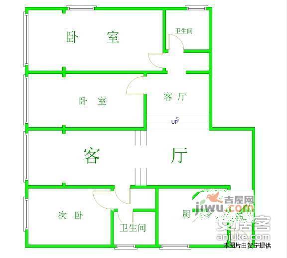 西油苑3室2厅2卫174㎡户型图