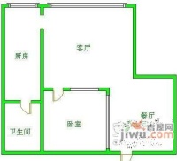 新和春禧时代1室1厅1卫户型图