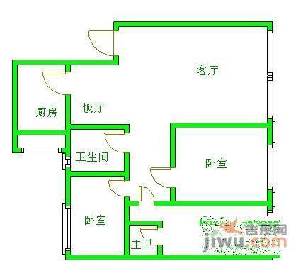 南丽湾3室2厅2卫112㎡户型图