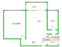 南桥花苑2室2厅1卫92㎡户型图