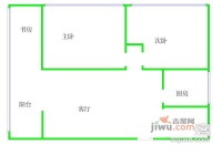 四川省棉麻公司宿舍3室2厅1卫118㎡户型图