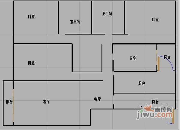 宗申流溪别院4室2厅2卫198㎡户型图