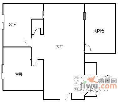 维也纳天籁322室2厅1卫86㎡户型图