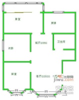 金沙九组小区3室2厅2卫120㎡户型图