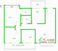 临江名居3室2厅2卫户型图