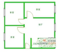 锦宏翠苑3室2厅2卫132㎡户型图