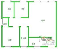 国润新锦江3室2厅2卫户型图