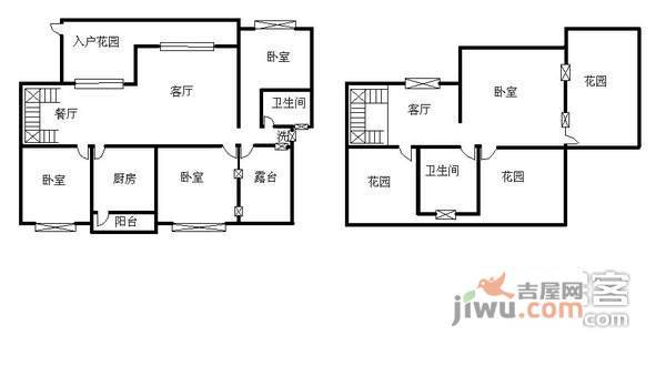 静水香榭4室2厅2卫154㎡户型图