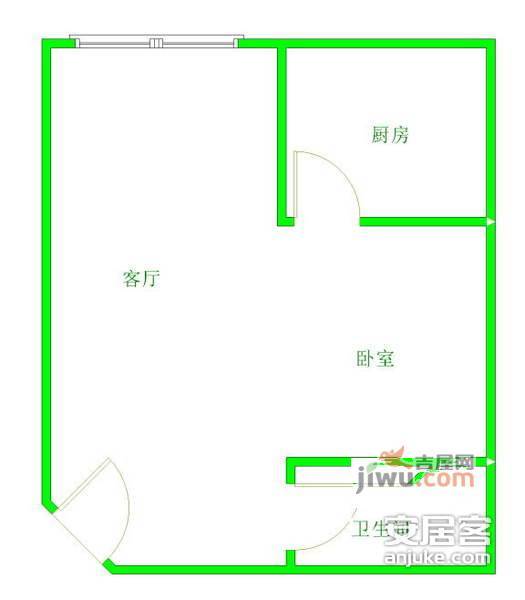 第一城1室0厅1卫200㎡户型图