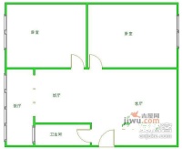 营康路小区2室1厅1卫83㎡户型图