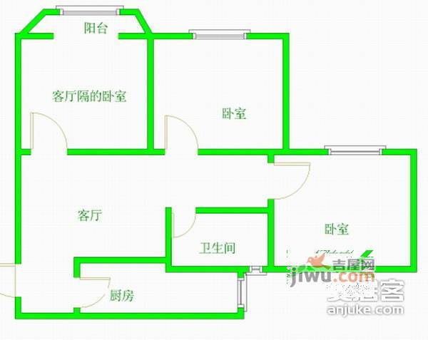 云庭苑3室2厅1卫179㎡户型图