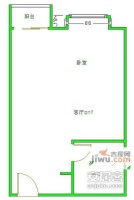 花样年华梦想家1室0厅1卫52㎡户型图