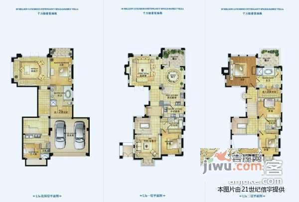 麓山国际碧湖岸5室3厅5卫470㎡户型图