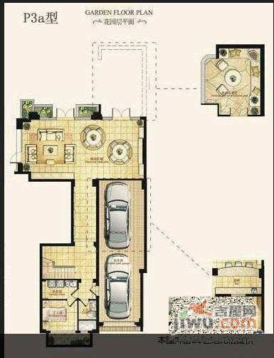 麓山国际碧湖岸5室3厅4卫458㎡户型图