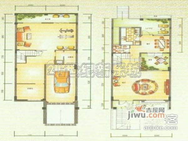 林溪美墅4室3厅3卫户型图