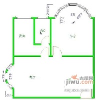 锦川楼1室1厅1卫76㎡户型图