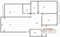 王府井3室2厅2卫户型图