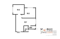 菊园2室1厅1卫79㎡户型图