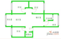 圣合苑3室2厅2卫207㎡户型图
