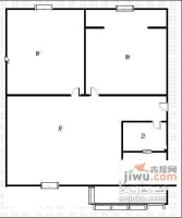 东篱路小区2室2厅1卫78㎡户型图