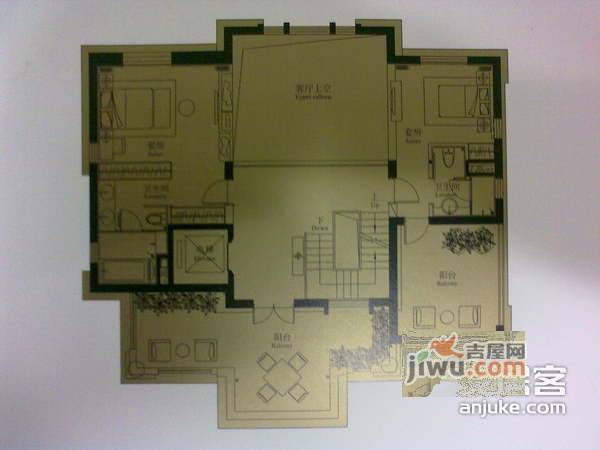 蔚蓝卡地亚6室4厅5卫560㎡户型图