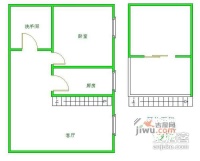 楠逸苑2室2厅1卫92㎡户型图