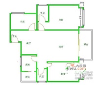 优取舍3室2厅2卫153㎡户型图