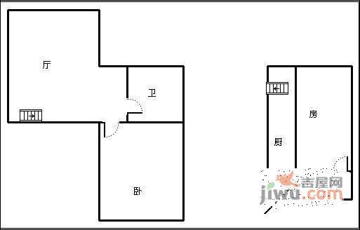 曼哈顿1室1厅1卫93㎡户型图