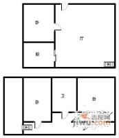 曼哈顿3室2厅2卫136㎡户型图